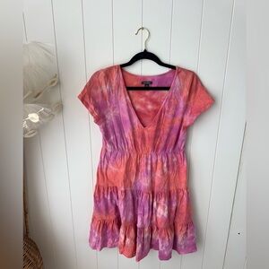 Wild Fable Women's Tie-Dye Babydoll Dress Medium